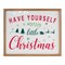 Melrose "Have Yourself A Merry Little Christmas" Wall Sign - 15.75" - Multi-Color